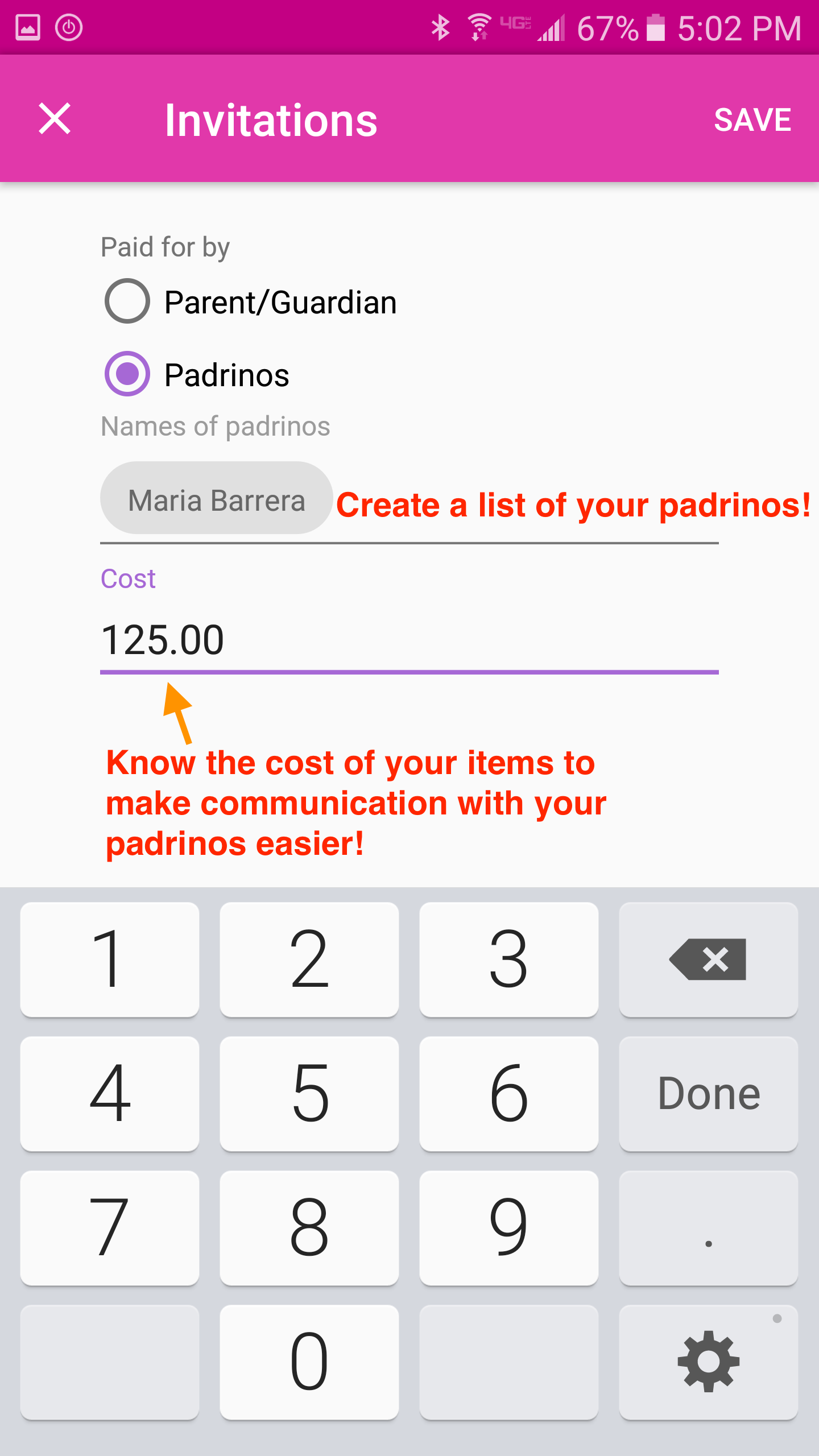 QD Android App Padrinos Module Preview